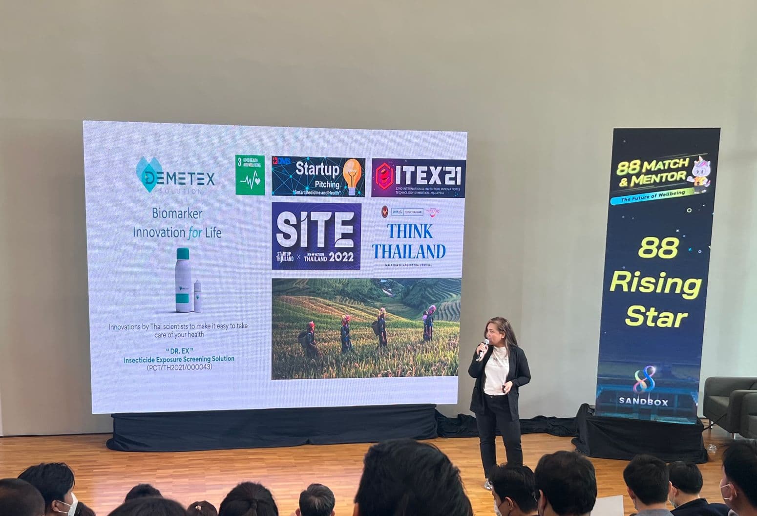 Demetex Solution Co., Ltd. participated in the Startup Pitching event organized by 88 Match & Mentor.